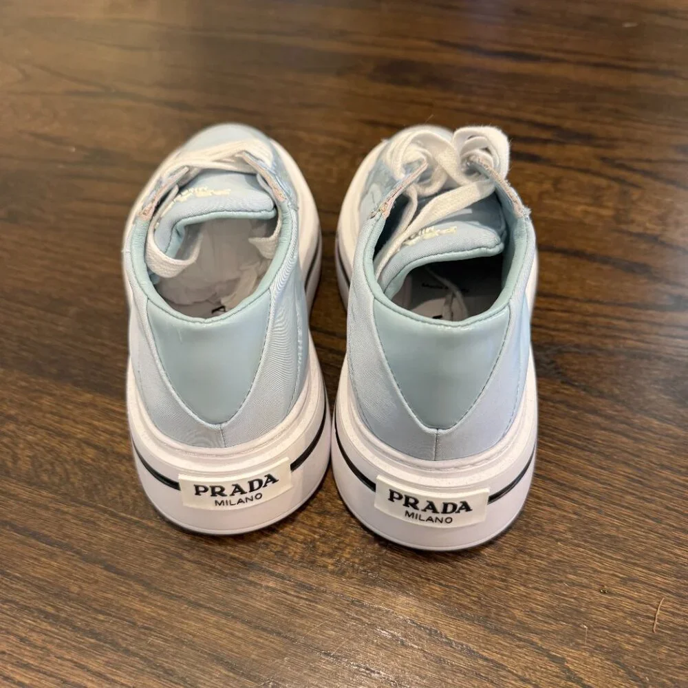 Prada Powder Blue Sneakers, Size 39 - Picture 2 of 4